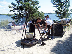 пикник на острове